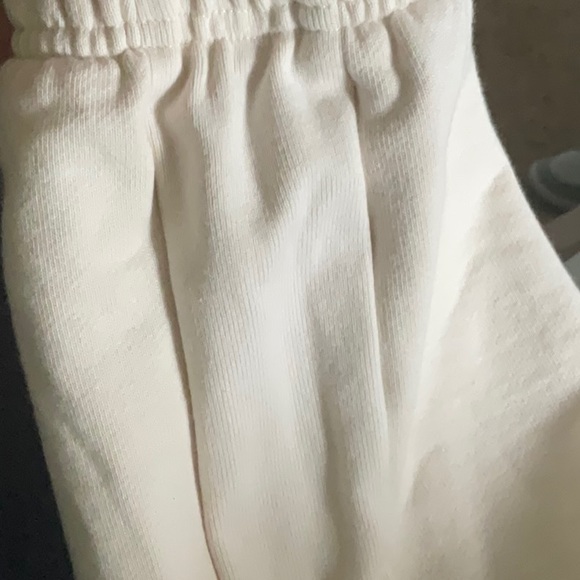 TNA Aritzia Extra Fleece Boyfriend Sweatpant | Small | Whisper White - Picture 7 of 11
